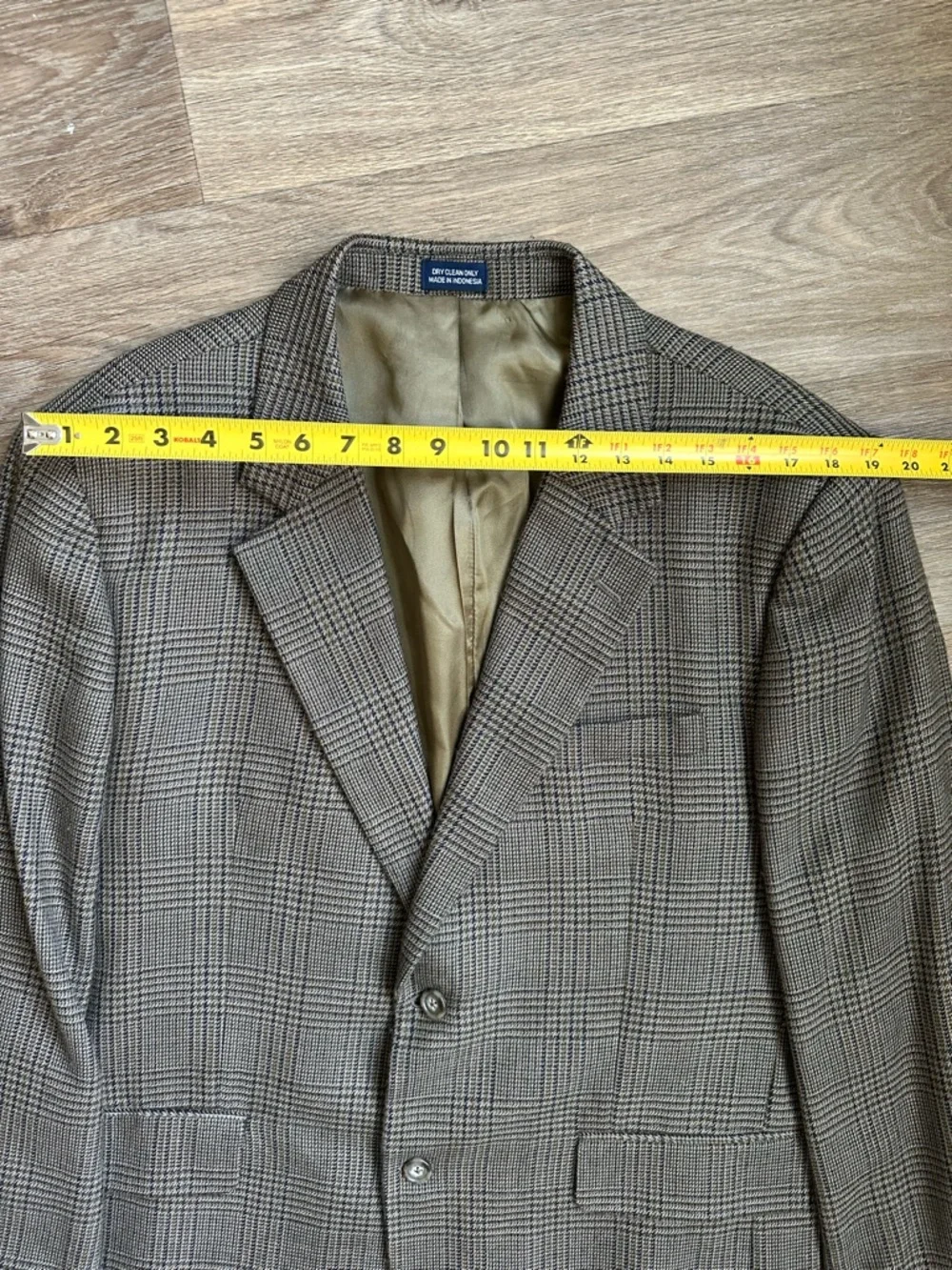 Meeting‎ Street Men’s Plaid Blazer Glen Check 2 Button Sport Coat Classic Fit